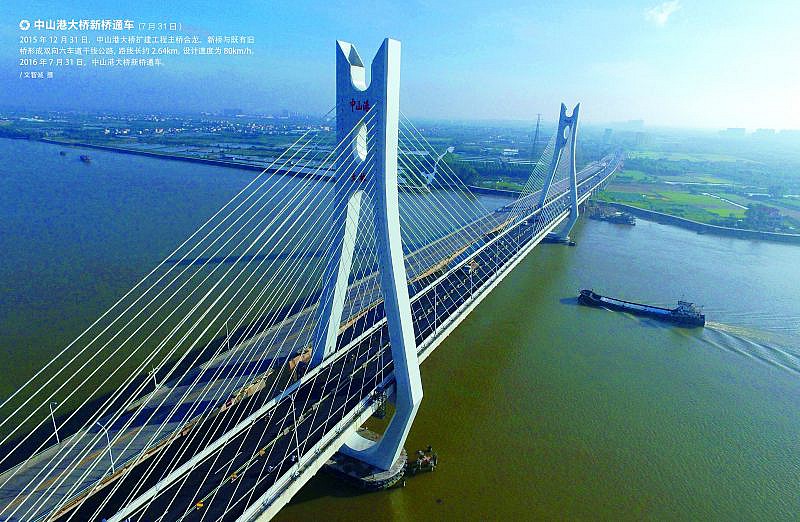 中山港大桥新桥通车小榄刺绣传承基地8月全民健身"动"起来中山港神湾